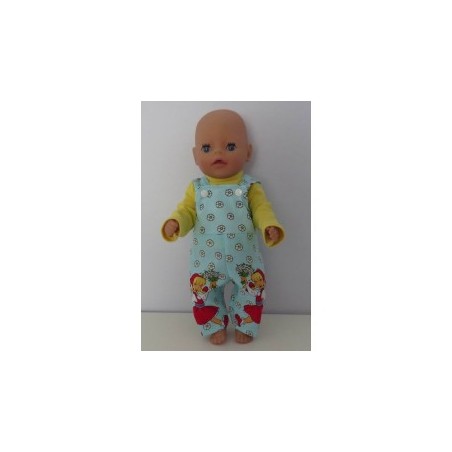 tuinbroek mint roodkapje baby born little 36cm