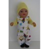 tuinbroek wit piraten baby born little 36cm