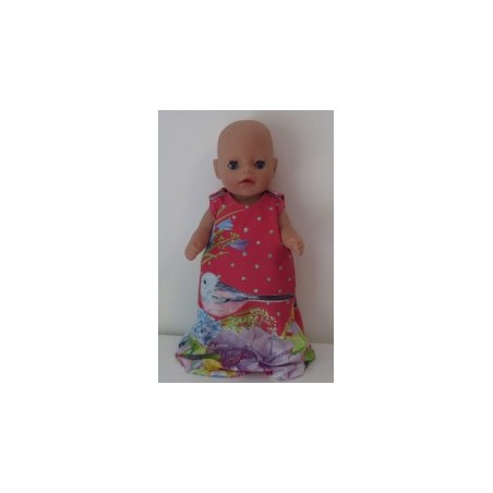 slaapzak rood vogels baby born little 36cm