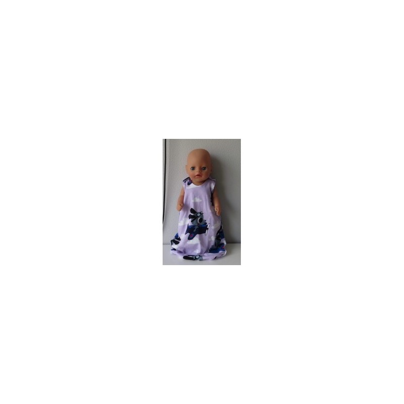 slaapzak lila hond baby born little 36cm