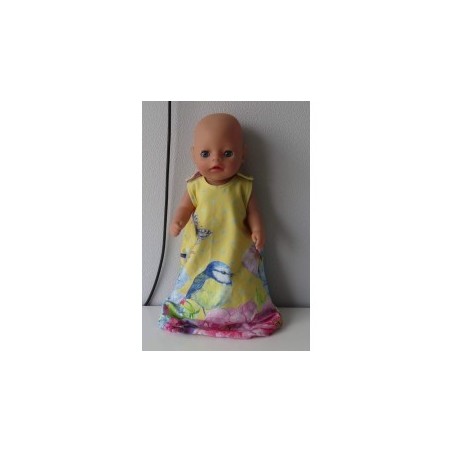 slaapzak geel vogels baby born little 36cm