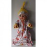 slaapzak mouwen grijs vogels baby born little 36cm