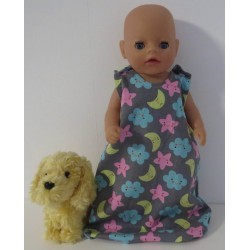 slaapzak maan sterren baby born little 36cm