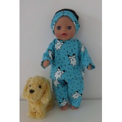 pyjama baby born little 36cm