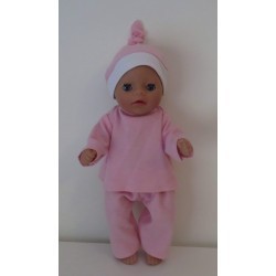 pyjama roze baby born little 36cm