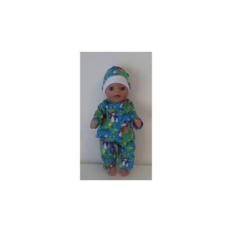 pyjama dino's baby born little 36cm