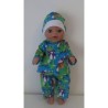 pyjama dino's baby born little 36cm