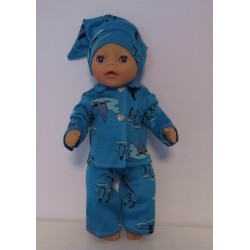 pyjama walrussen baby born little 36cm