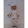 pyjama regenboog baby born little 36cm