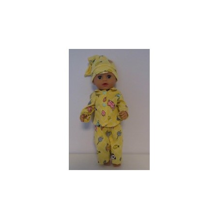 pyjama geel eenhoorn baby born little 36cm