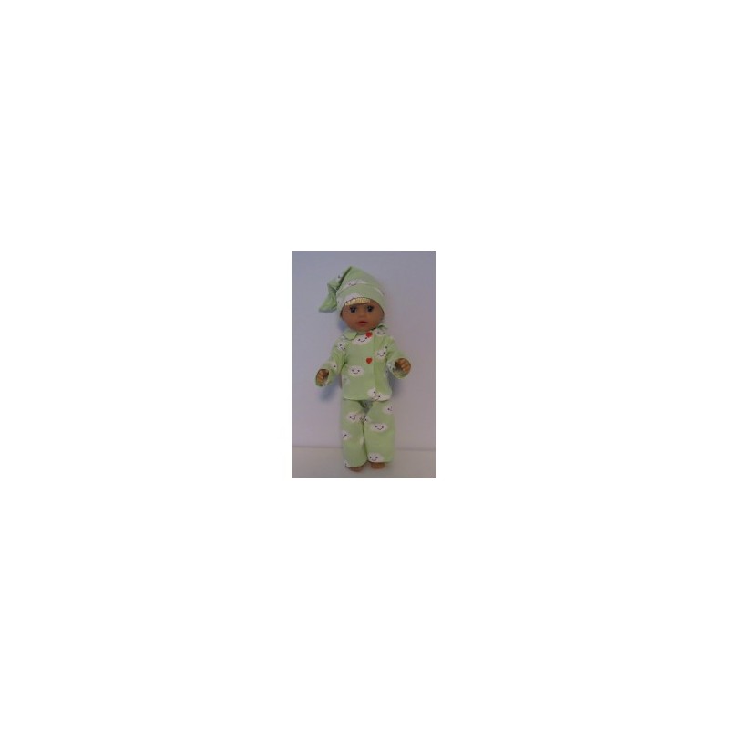 pyjama wolken baby born little 36cm