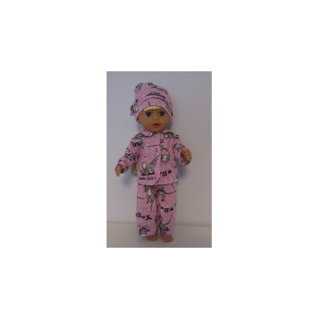 pyjama yoga muis baby born little 36cm