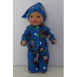 pyjama thomas de trein baby born little 36cm