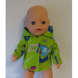 jas piraten groen baby born little 36cm