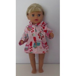 jas roze slakken baby born little 36cm
