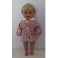 jas oud roze met geel baby born little 36cm