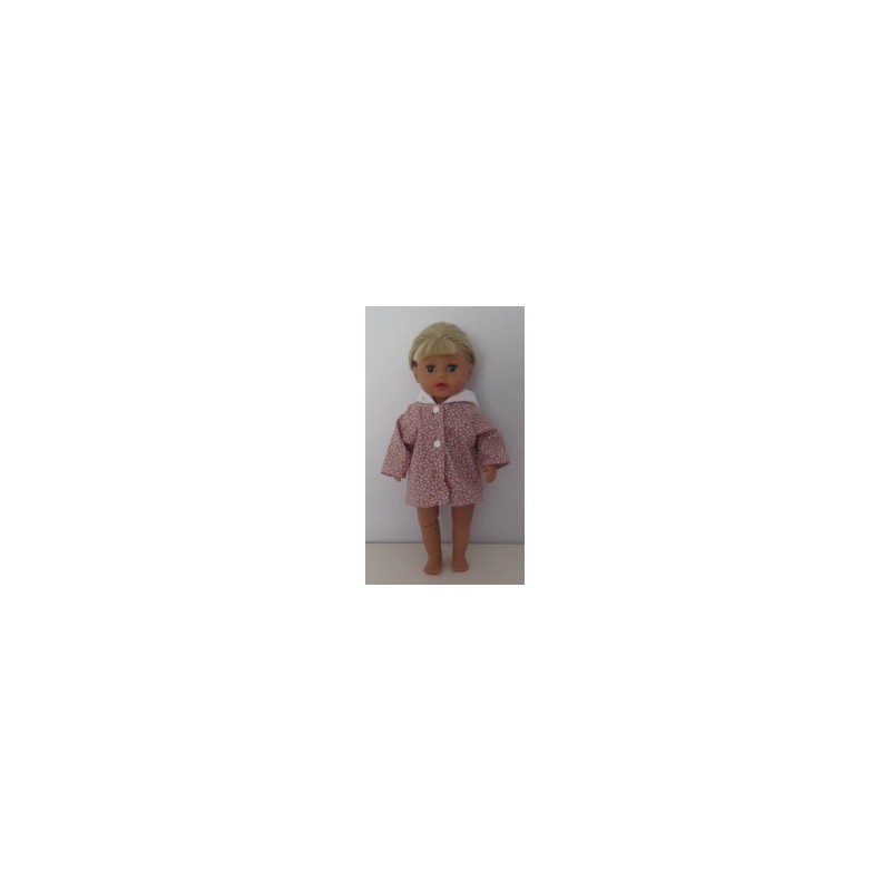 jas oud roze met geel baby born little 36cm