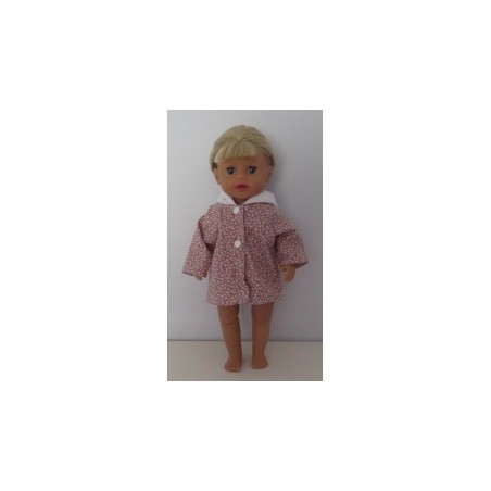 jas oud roze met geel baby born little 36cm