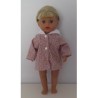jas oud roze met geel baby born little 36cm
