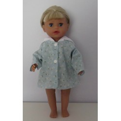 jas mint bloemen wit baby born little 36cm