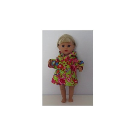 jas groen vlinders en bloemen baby born little 36cm
