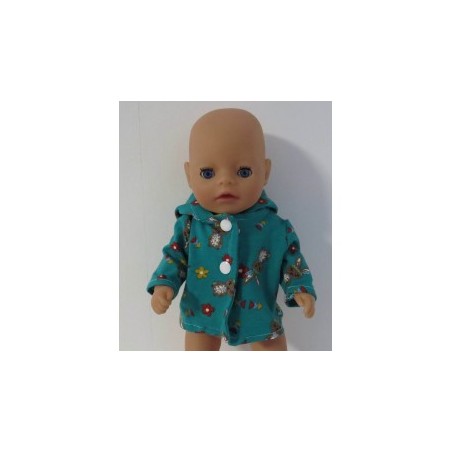 jas groen konijnen baby born little 36cm