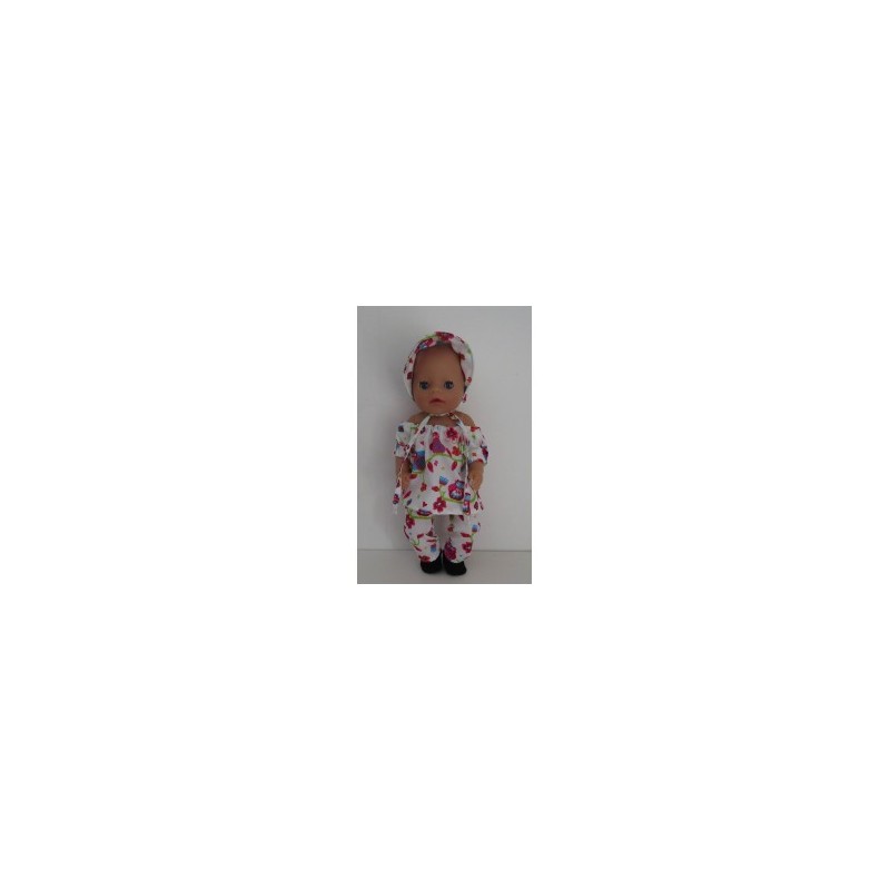 boot setje wit uilen baby born little 36cm