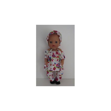 boot setje wit uilen baby born little 36cm