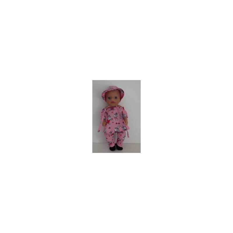boot setje roze konijnen baby born little 36cm