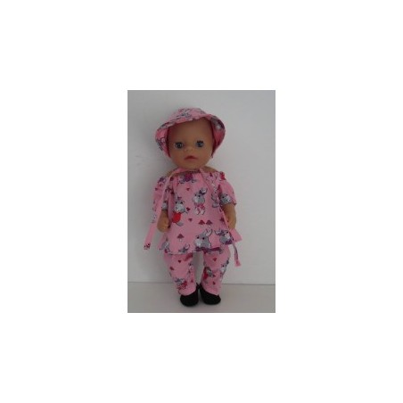boot setje roze konijnen baby born little 36cm