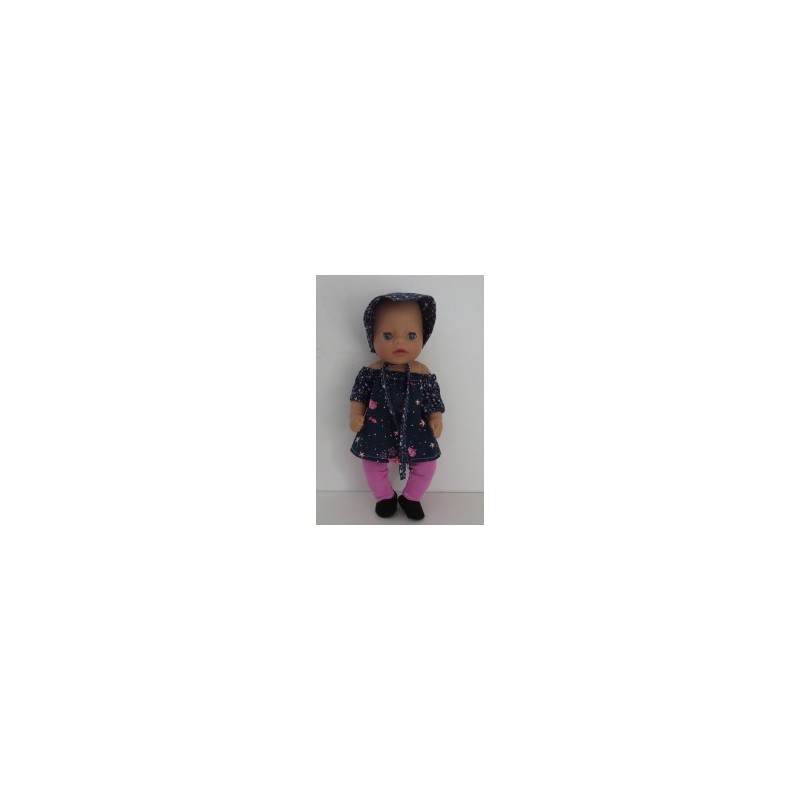 boot setje blauw kat baby born little 36cm