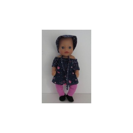 boot setje blauw kat baby born little 36cm