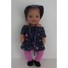 boot setje blauw kat baby born little 36cm