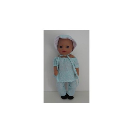 boot setje mint bloemen baby born little 36cm