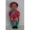 boot setje rood baby born little 36cm