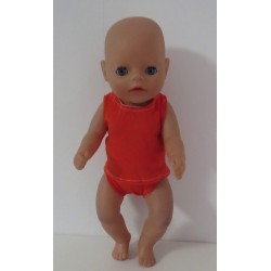 ondergoed setje oranje baby born little 36cm