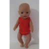 ondergoed setje oranje baby born little 36cm