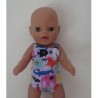 lux ondergoed setje lila dieren baby born little 36cm