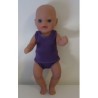 ondergoed setje paars baby born little 36cm