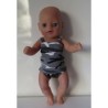 ondergoed setje leger print zwart baby born little 36cm
