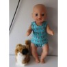ondergoed setje groen wasberen baby born little 36cm
