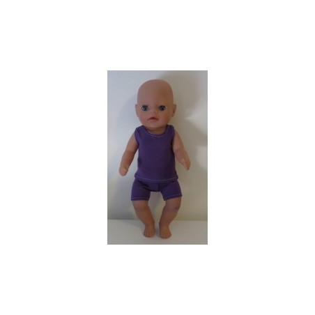 boxershort setje paars baby born little 36cm
