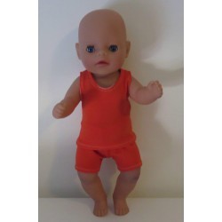 boxershort setje rood baby born little 36cm