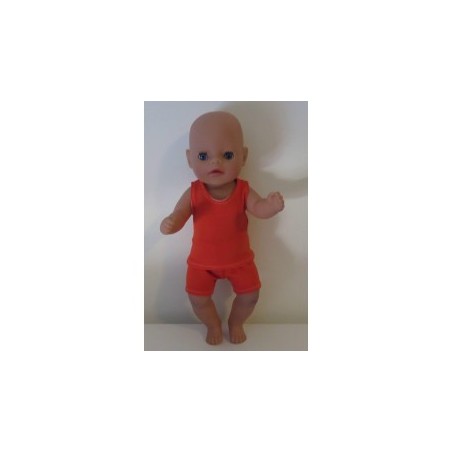 boxershort setje rood baby born little 36cm