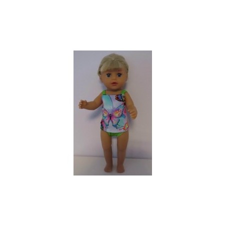 lux ondergoed setje vlinders baby born little 36cm