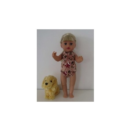 ondergoed setje bosdieren baby born little 36cm
