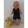 boxershort setje zwart stippen baby born little 36cm
