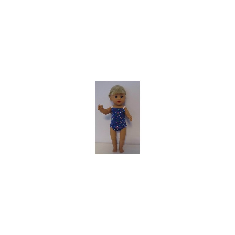 lux ondergoed setje blauw hartjes baby born little 36cm