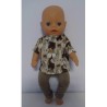 broek setje konijn baby born little 36cm