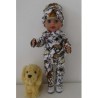 broek setje paarden baby born little 36cm